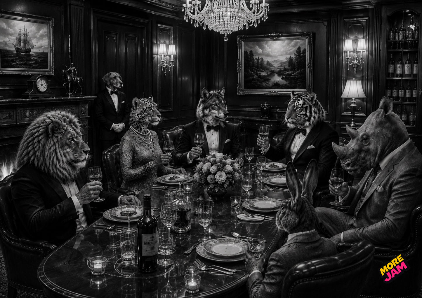 Sophisticated Private Dining UK | Unique A4 Wall Art | More Jam