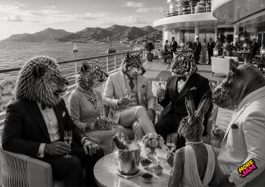 Sophisticated Luxury Cruise Ship Deck UK | Unique A4 Wall Art | More Jam