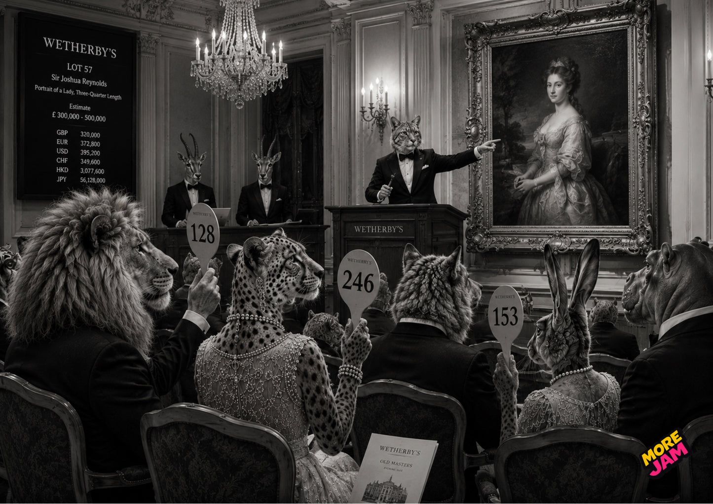 Sophisticated Art Auction Bidding UK | Unique A4 Wall Art | More Jam