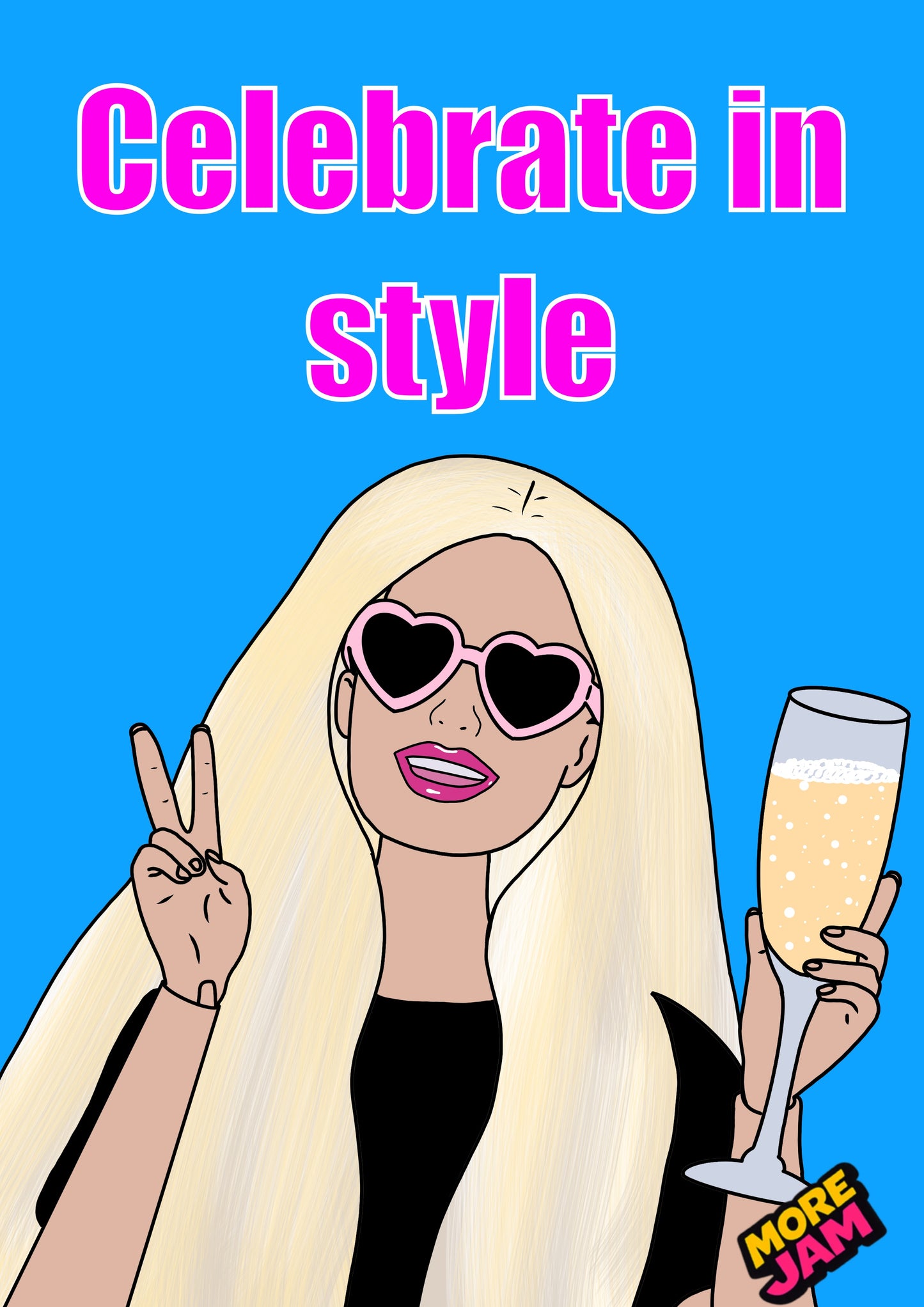 Celebrate In Style Barbie | Funny Birthday Card | More Jam