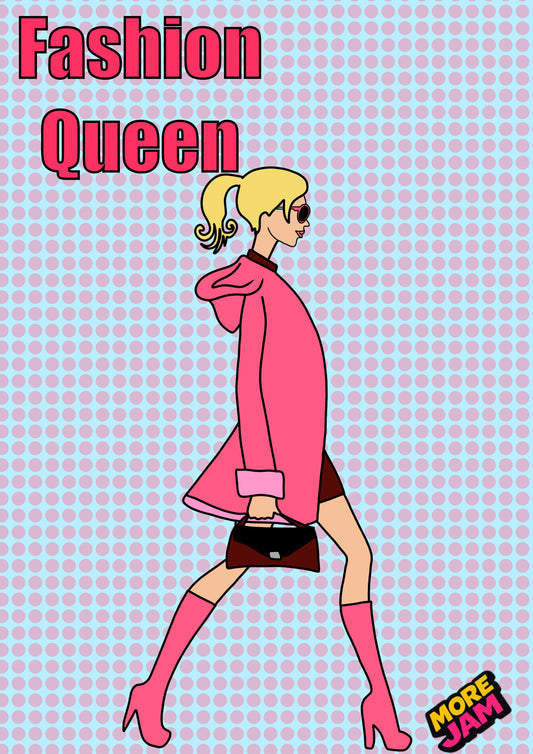 Fashion Queen | Funny Best Friend Birthday Card | More Jam