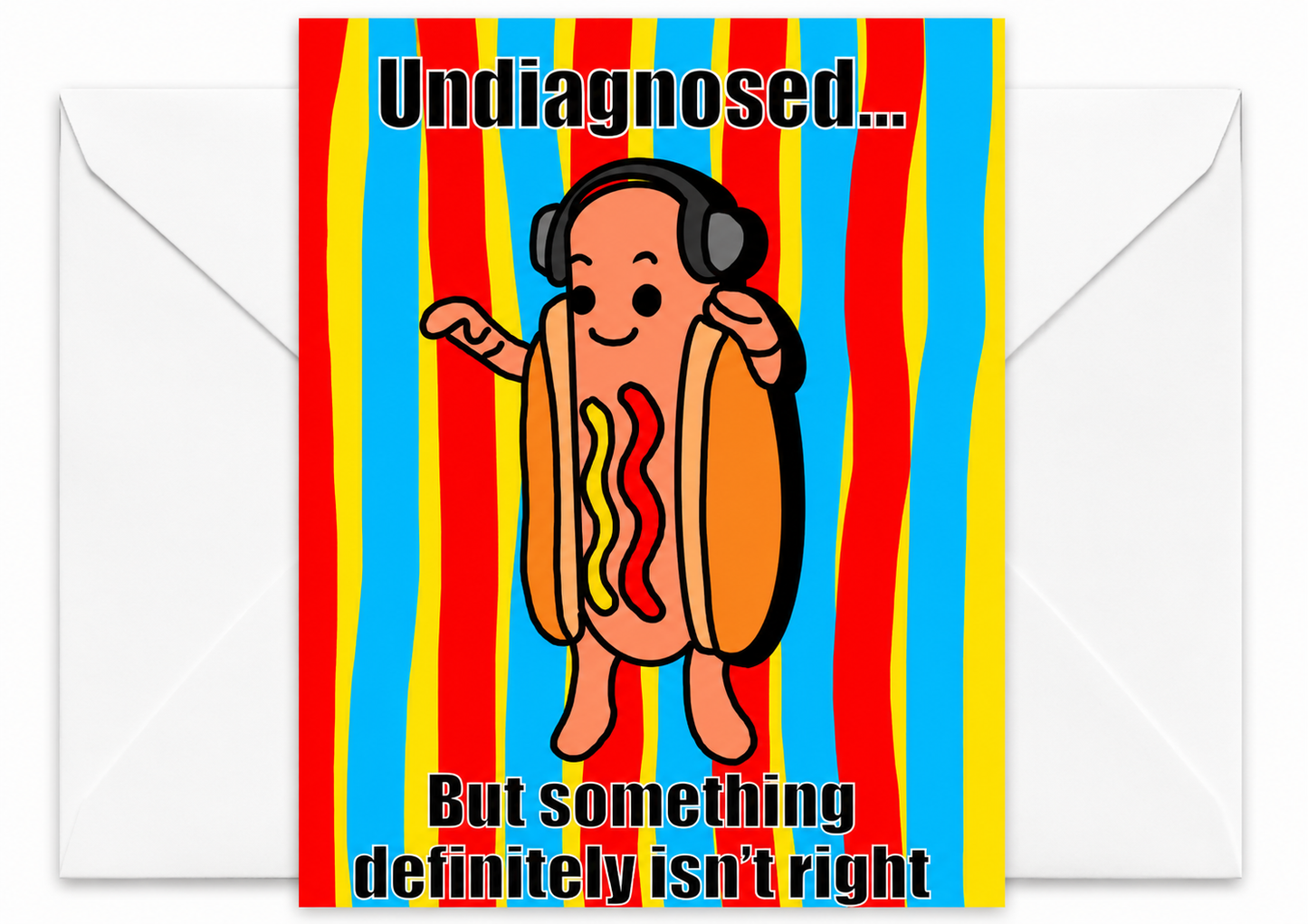 Undiagnosed But Something Isn't Right  Card | Funny Neurodivergent Birthday Card | More Jam