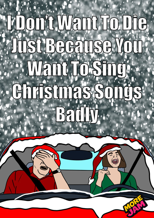 Christmas Singing (Badly) | Funny Christmas Card | More Jam