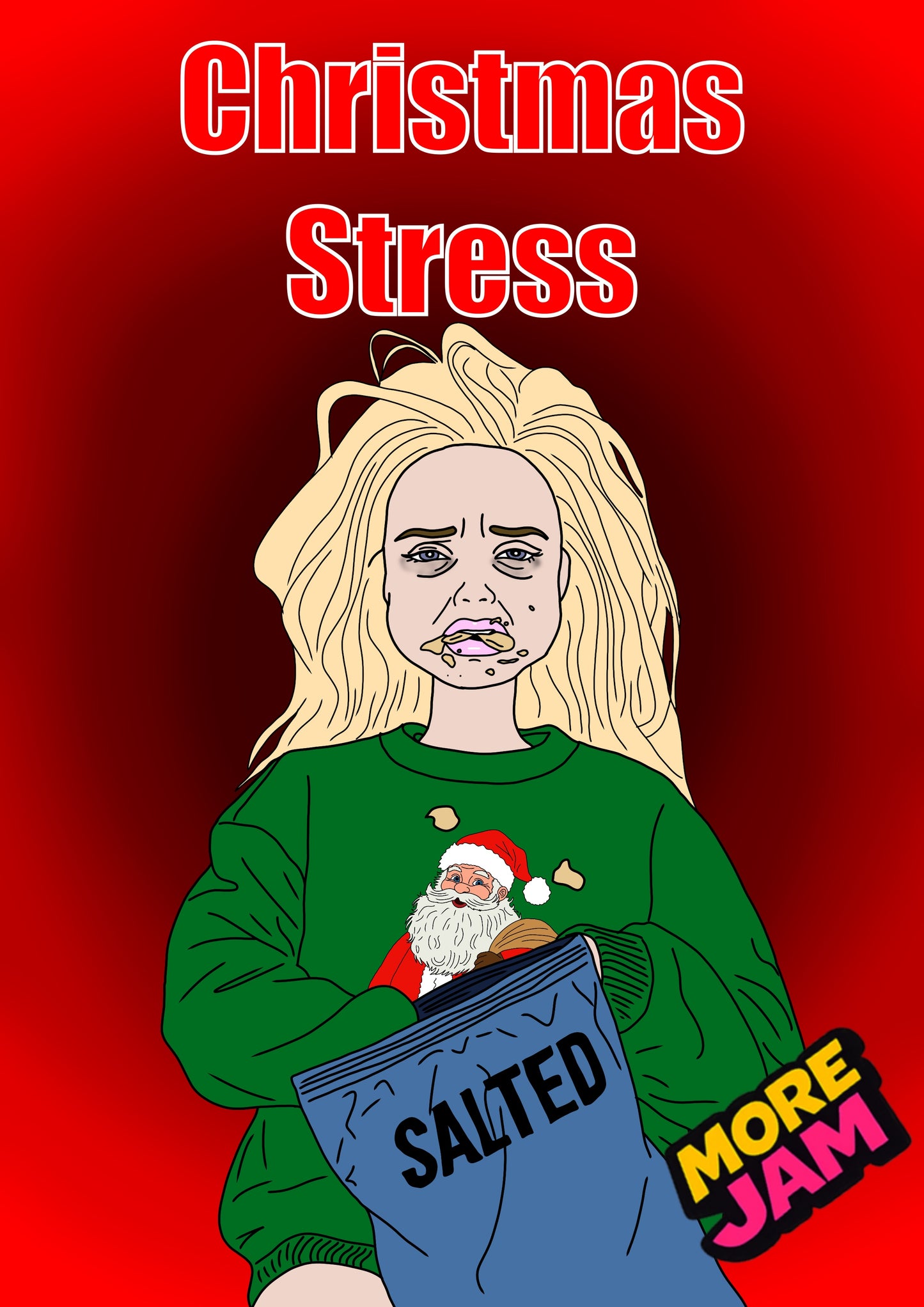 Christmas Stress | Funny Christmas Card | More Jam