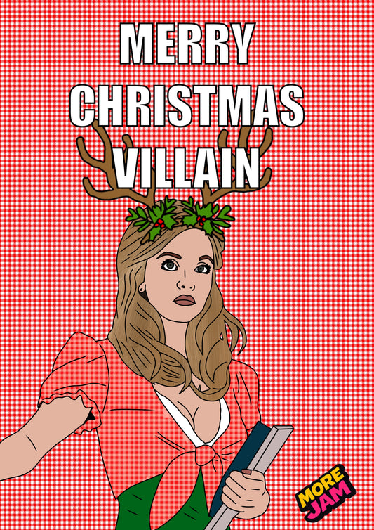 Euphoria Sydney Sweeney Cassie Villain | Funny Christmas Card | More Jam