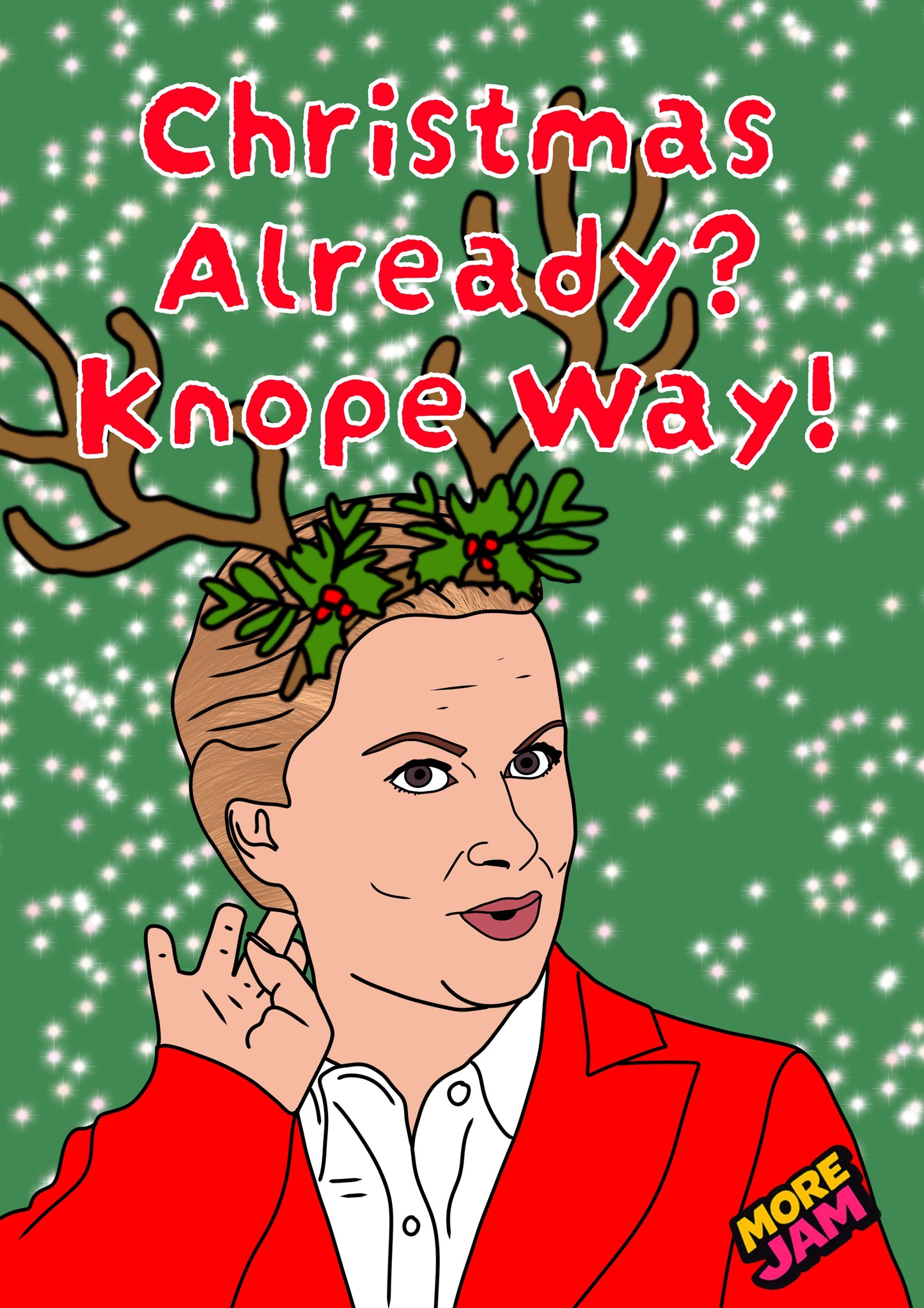 Parks & Recreation Leslie Knope Knope Way | Funny Christmas Card | More Jam