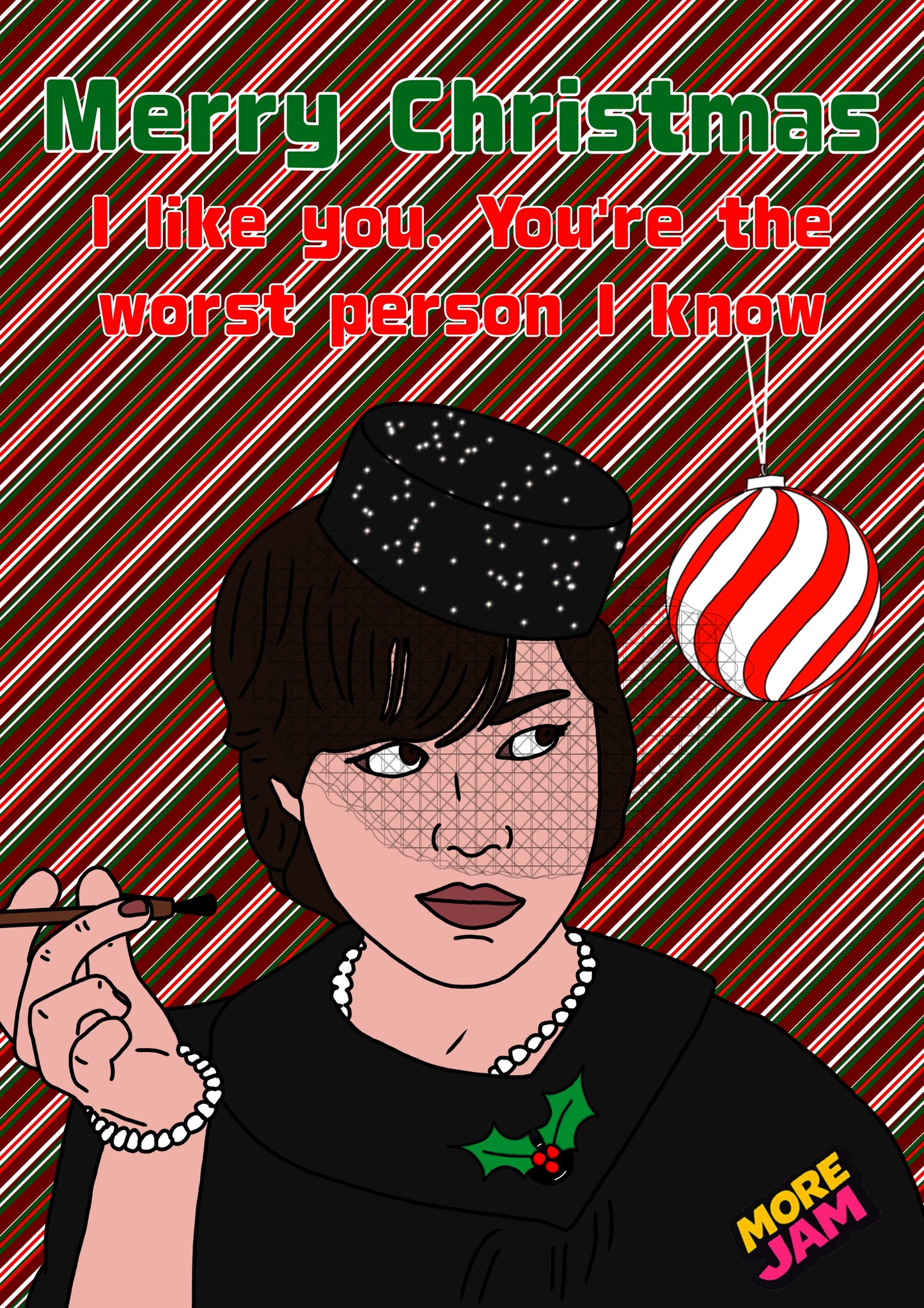 Parks & Recreation April Ludgate Worst Person | Funny Christmas Card | More Jam