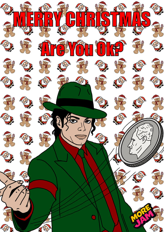 Michael Jackson Are You Ok? | Funny Christmas Card | More Jam