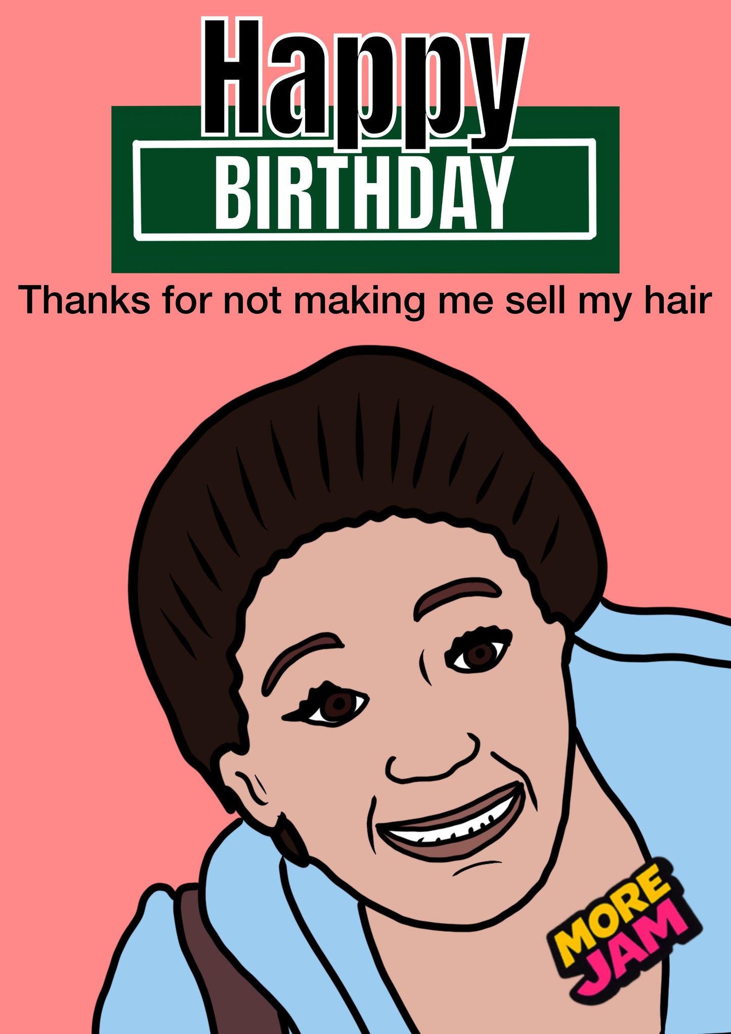 King Of Queens Carrie Heffernan Hair Cut | Funny Birthday Card | More Jam