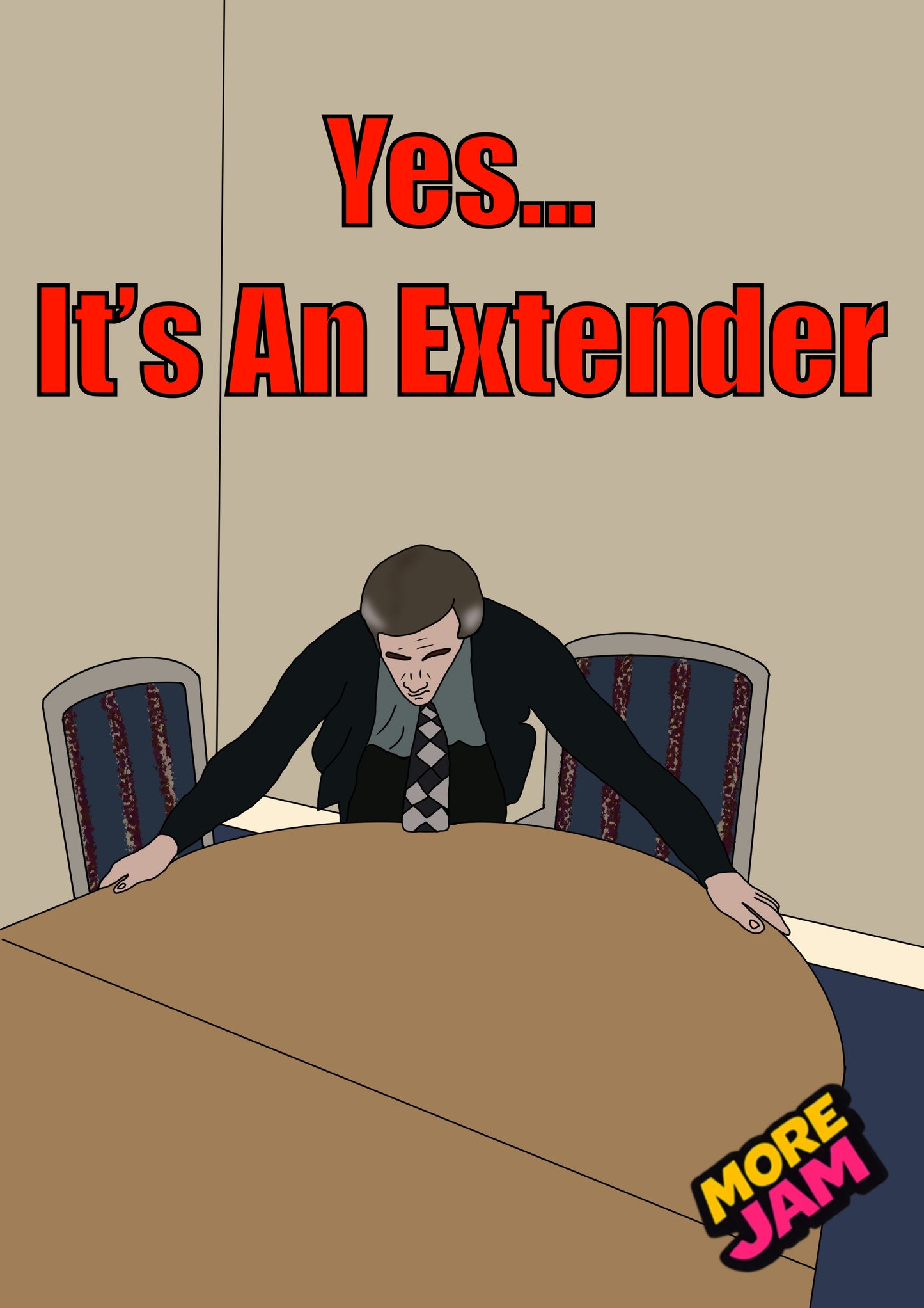 Yes! It’s An Extender | Alan Partridge Funny Card | BBC Comedy Series