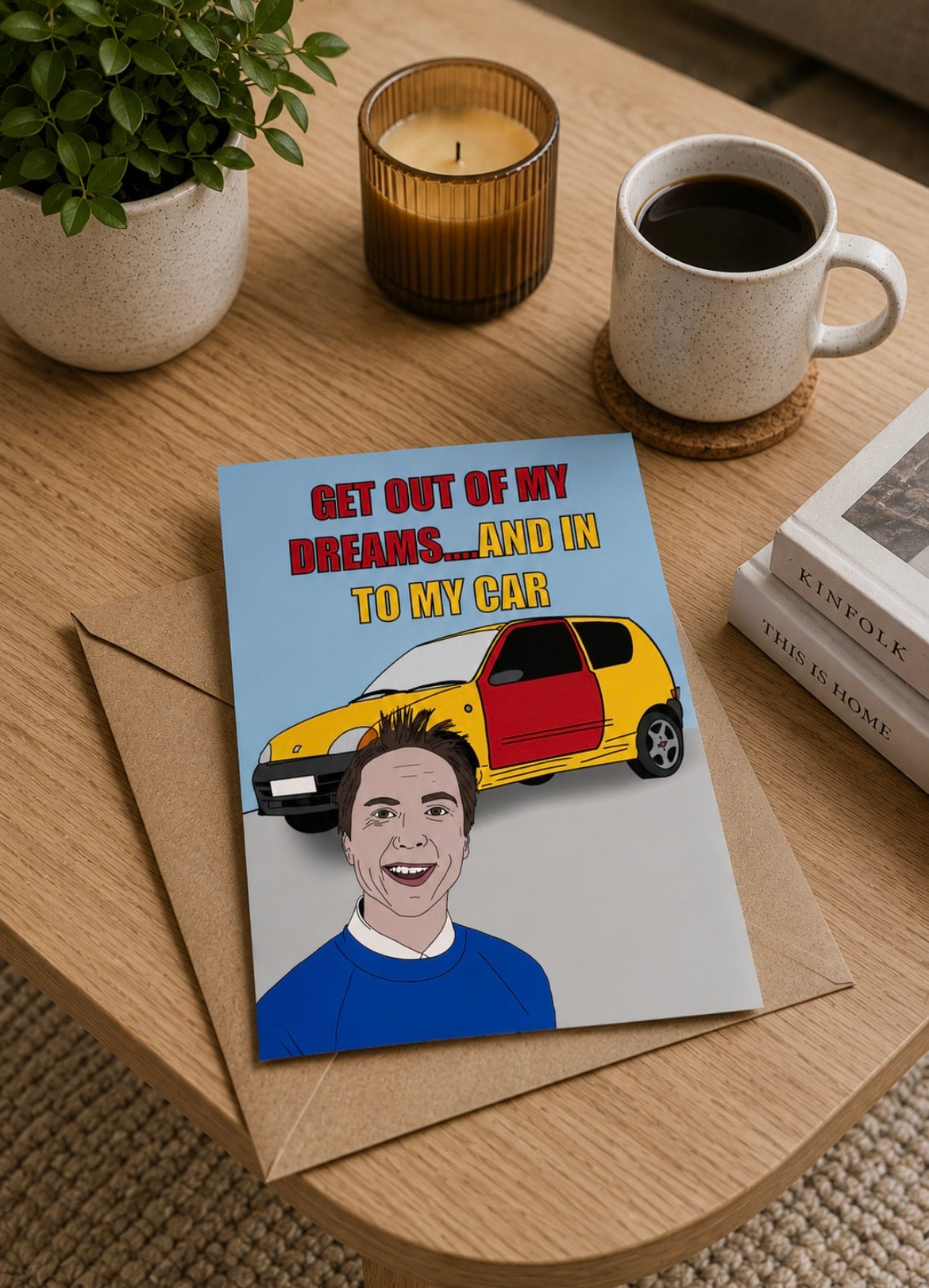 Inbetweeners Simon Get Out Of My Dreams | Funny Birthday Card | More Jam