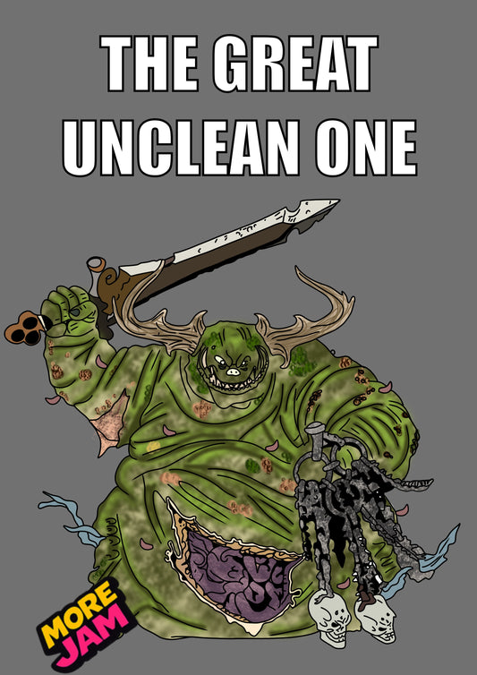 Chaos Daemon The Great Unclean One | Warhammer Birthday Card | More Jam