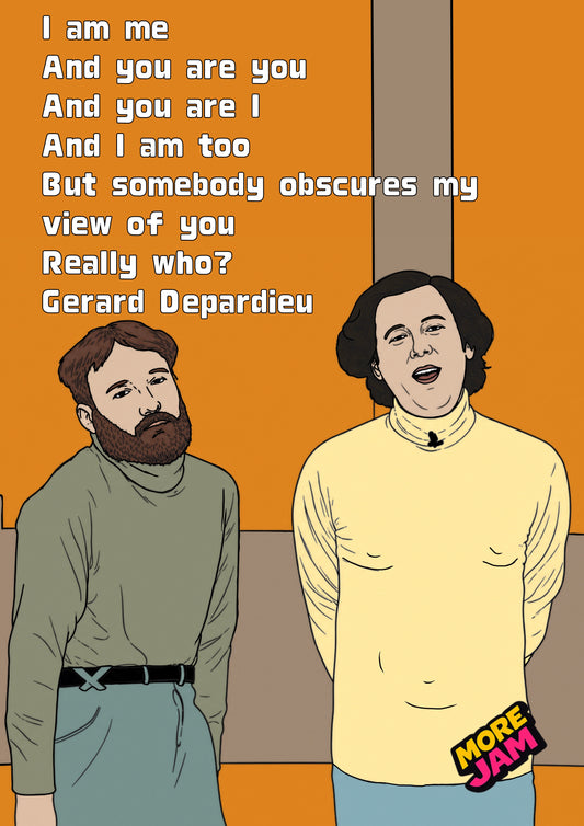 Mulligan & O'Hare Gerard Depardieu | The Smell of Reeves and Mortimer Card | More Jam