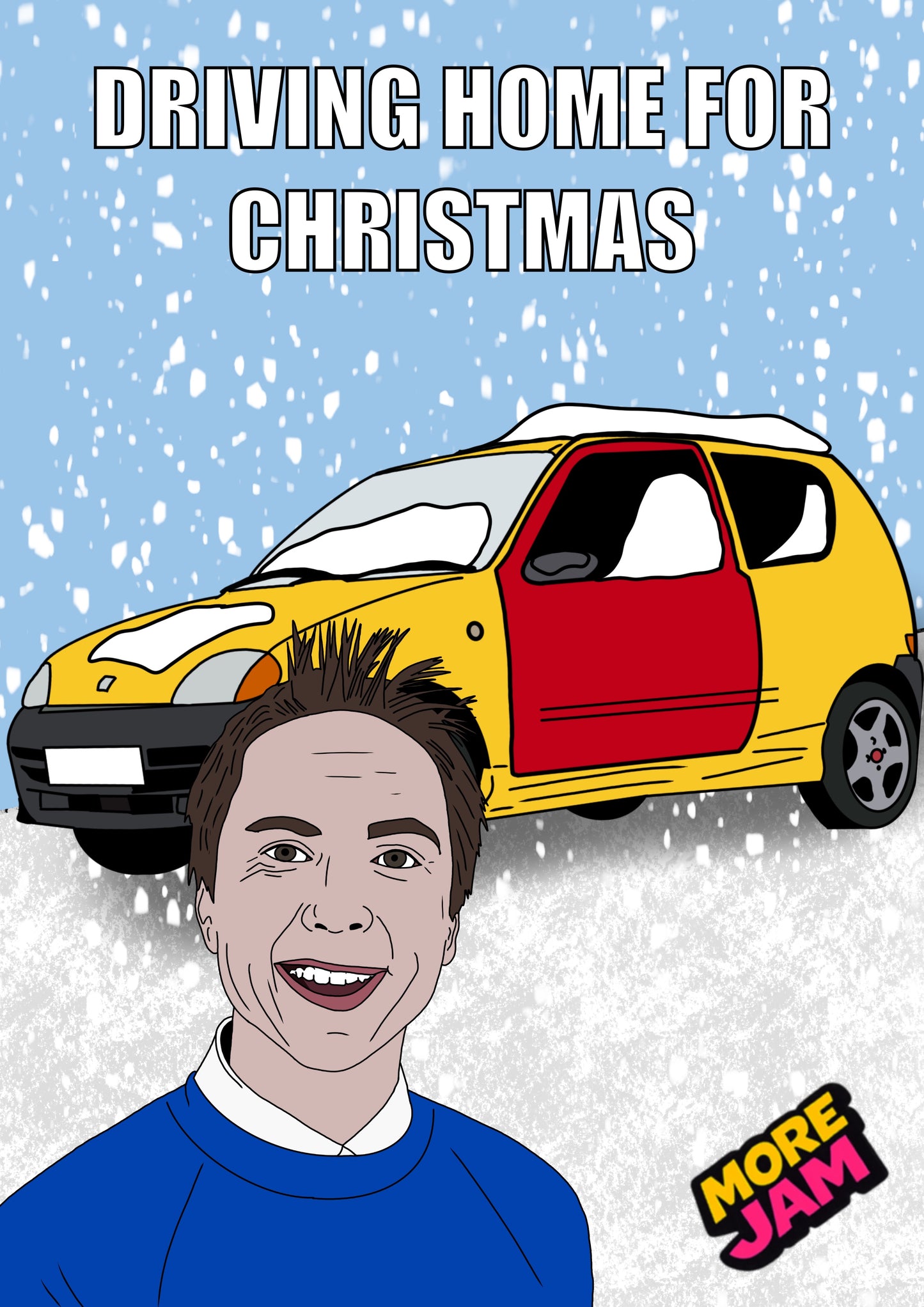 Simon Inbetweeners Driving Home For Christmas | Funny Christmas Card | More Jam
