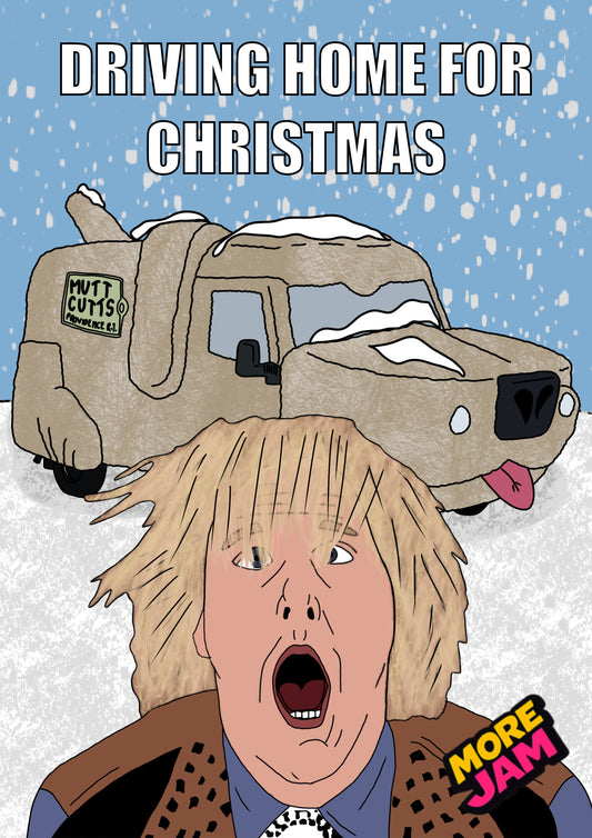 Dumb & Dumber Driving Home For Christmas | Funny Christmas Card | More Jam