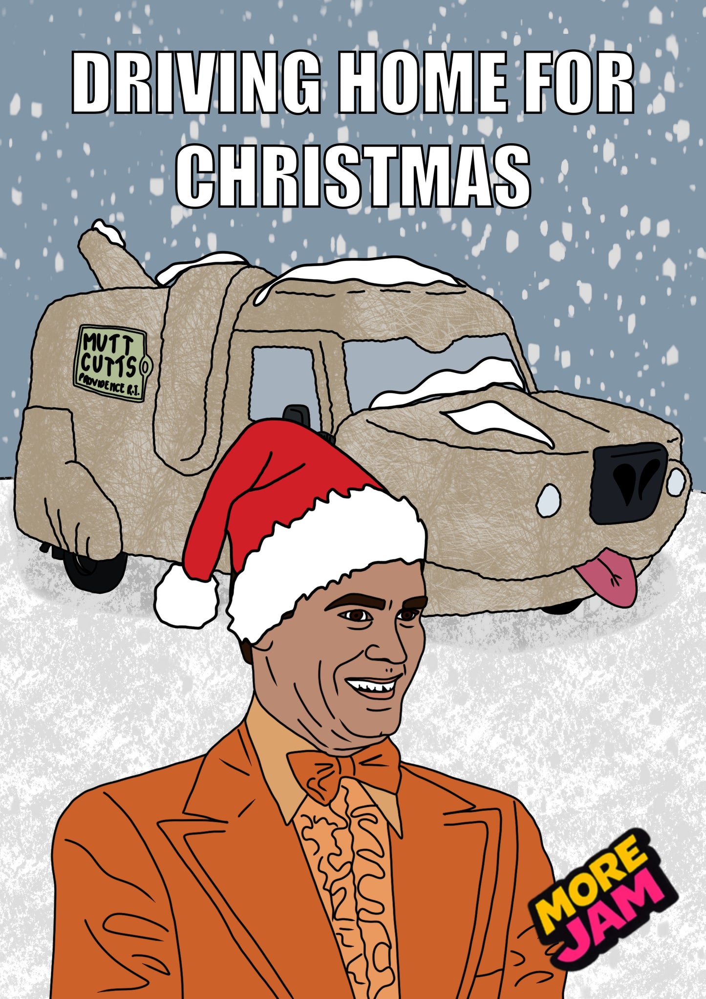 Dumb & Dumber Lloyd Driving Home For Christmas | Funny Christmas Card | More Jam