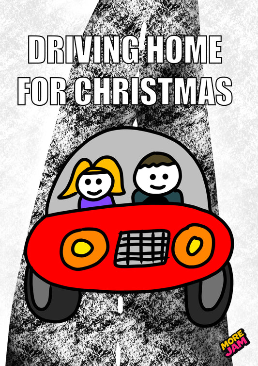 Driving Home For Christmas | Funny Christmas Card | More Jam