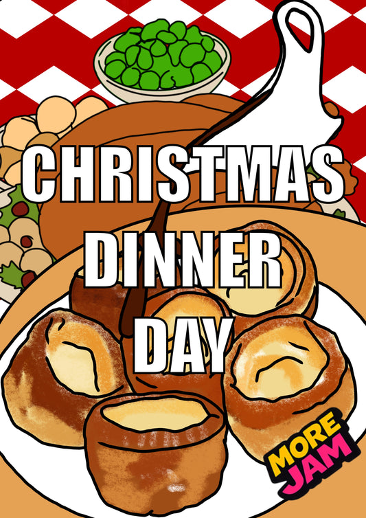Christmas Dinner | Funny Christmas Card | More Jam