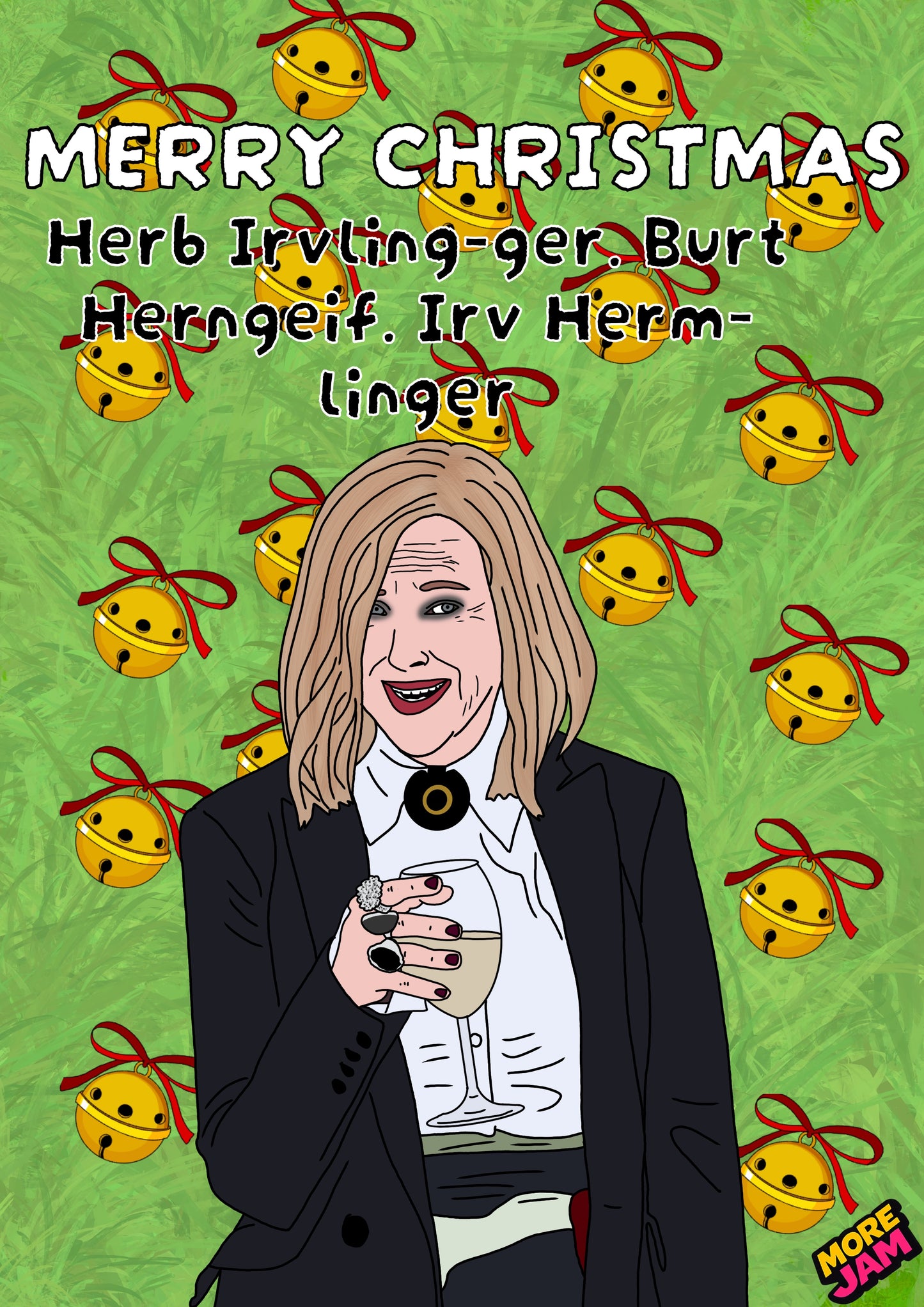 Schitts Creek Moira Wine | Funny Christmas Card | More Jam