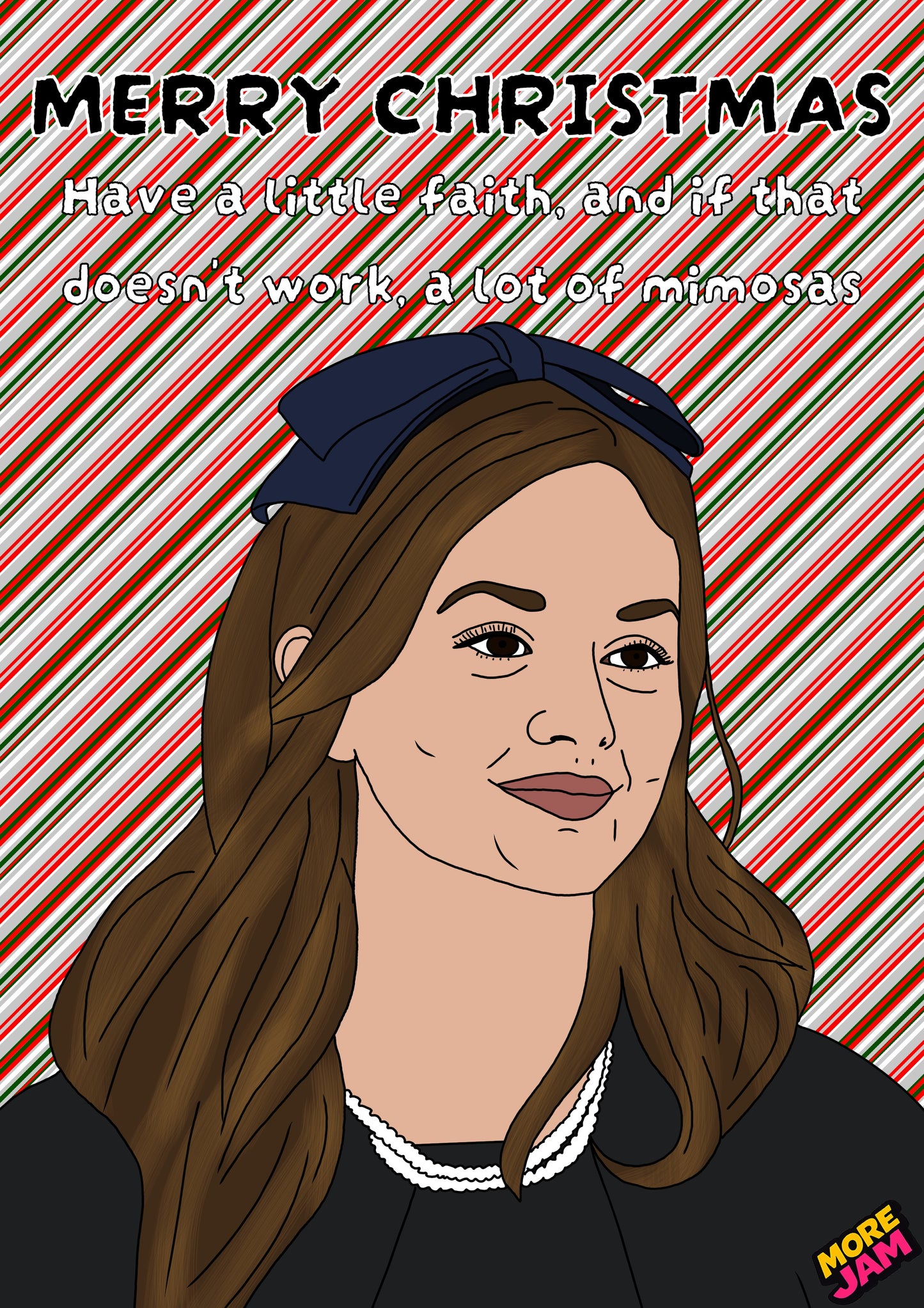 Blair Mimosas | Funny Gossip Girl Christmas Card | More Jam