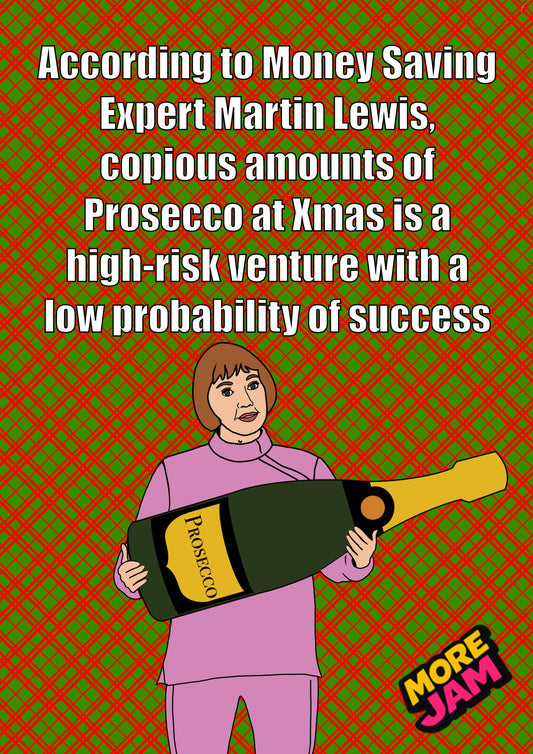 Ann Droid According To Martin Lewis Linda | Funny Christmas Card | More Jam