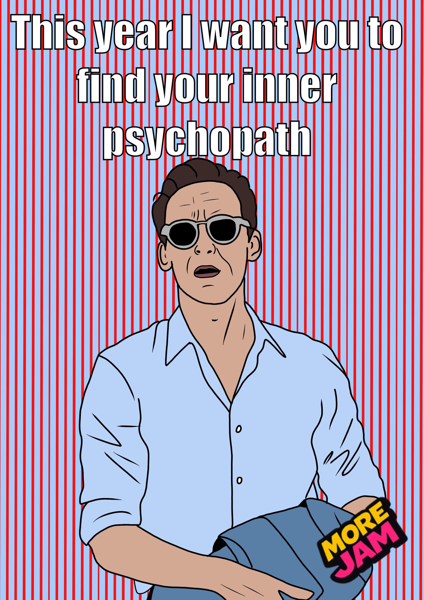 The Night Manager Jonathan Pine Inner Psychopath | Funny Birthday Card | More Jam