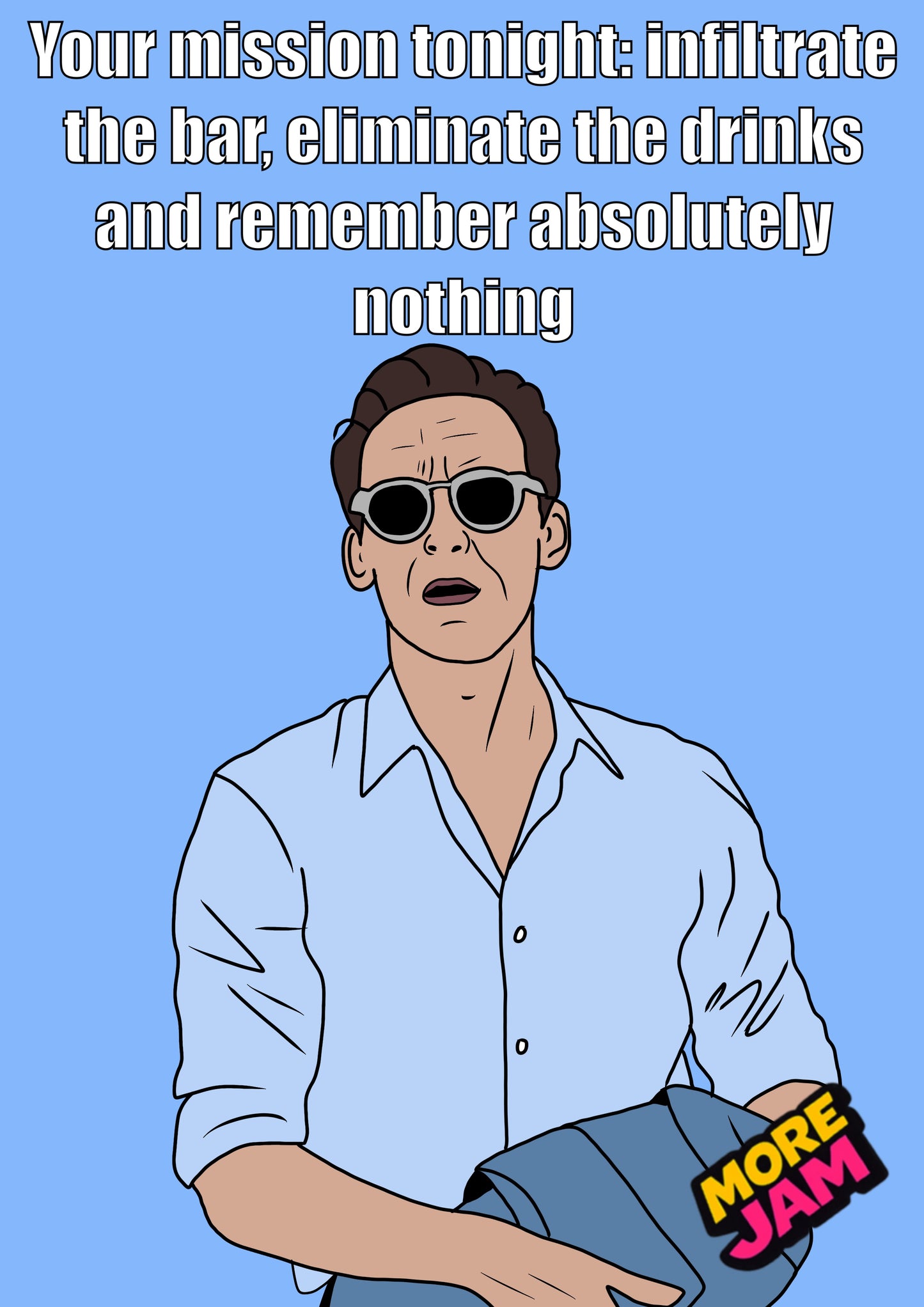 The Night Manager Jonathan Pine Your Mission | Funny Birthday Card | More Jam