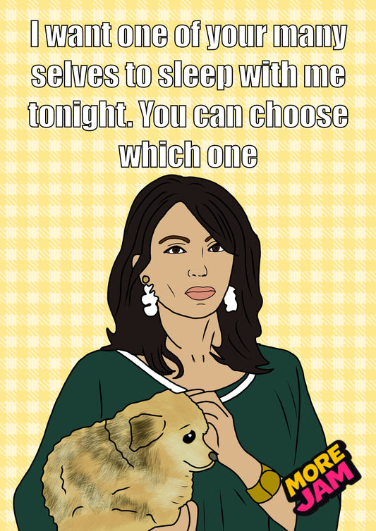 The Night Manager Sophie Alekan I Want One Of Your Many Selves | Funny Birthday Card | More Jam