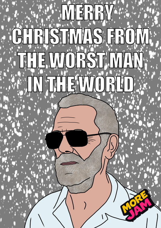 The Night Manager Richard Roper Worst Man In The World | Funny Christmas Card | More Jam