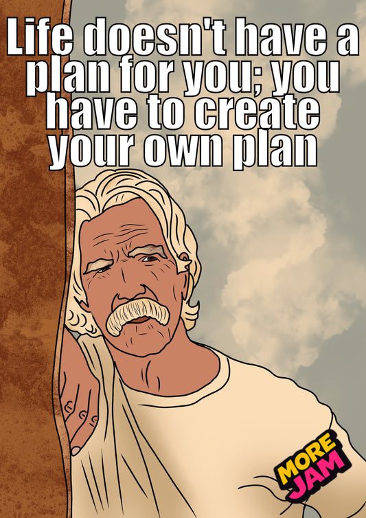Landman T L Norris Life Doesn't Have A Plan | Funny Birthday Card | More Jam