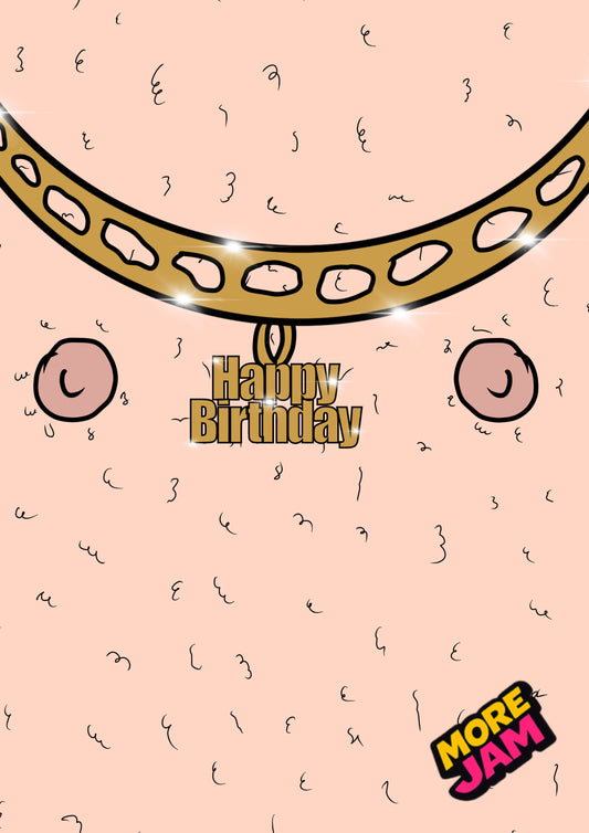 Hairy Chest | Funny Birthday Card | More Jam