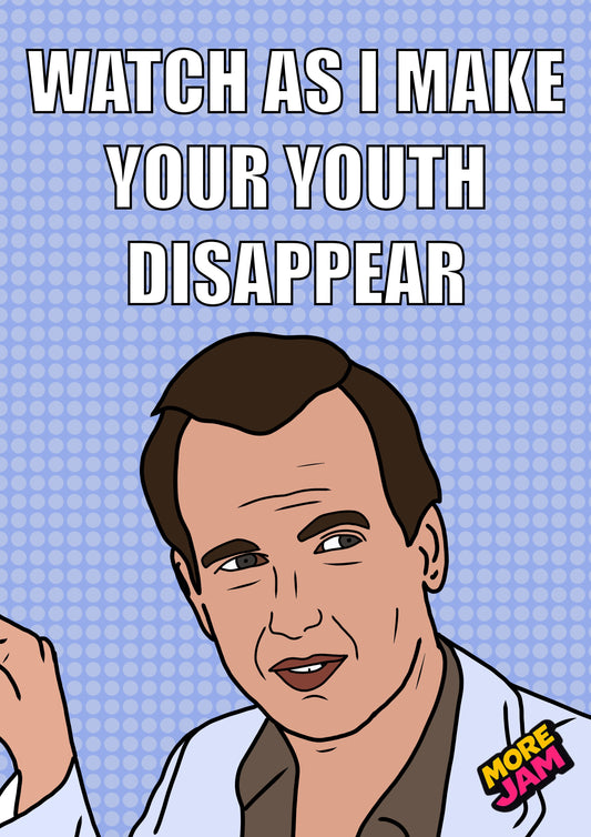 Arrested Development Gob Youth Disappear | Funny Birthday Card | More Jam