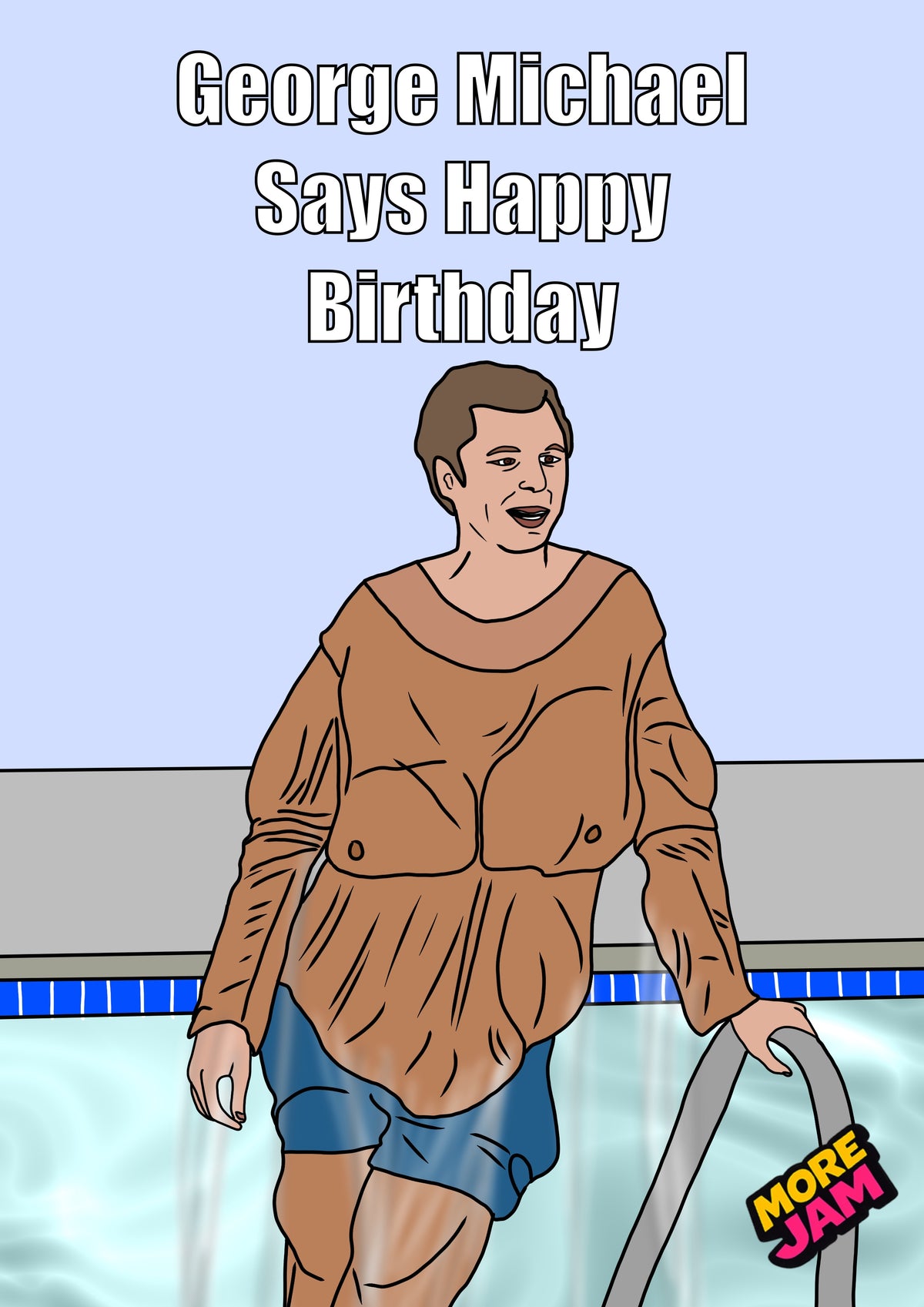 Arrested Development George Michael Muscle Suit | Funny Birthday Card | More Jam
