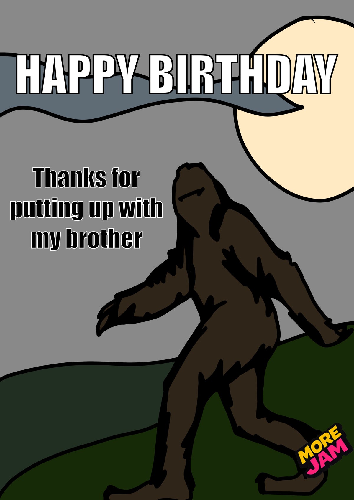 Funny Sister In Law | Funny Birthday Card | More Jam