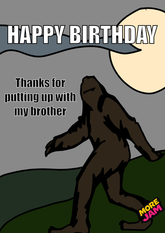Funny Sister In Law | Funny Birthday Card | More Jam