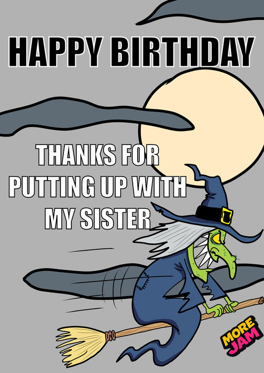Funny Brother In Law | Funny Birthday Card | More Jam