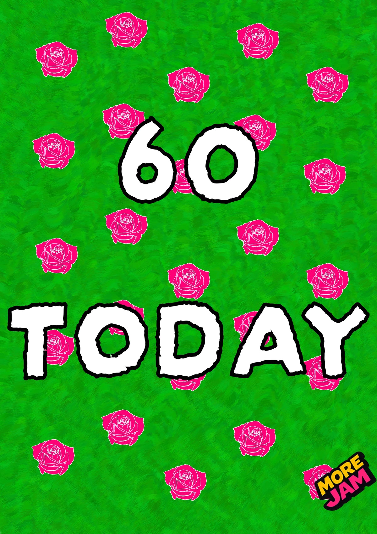 60th Birthday | Funny Birthday Card | More Jam