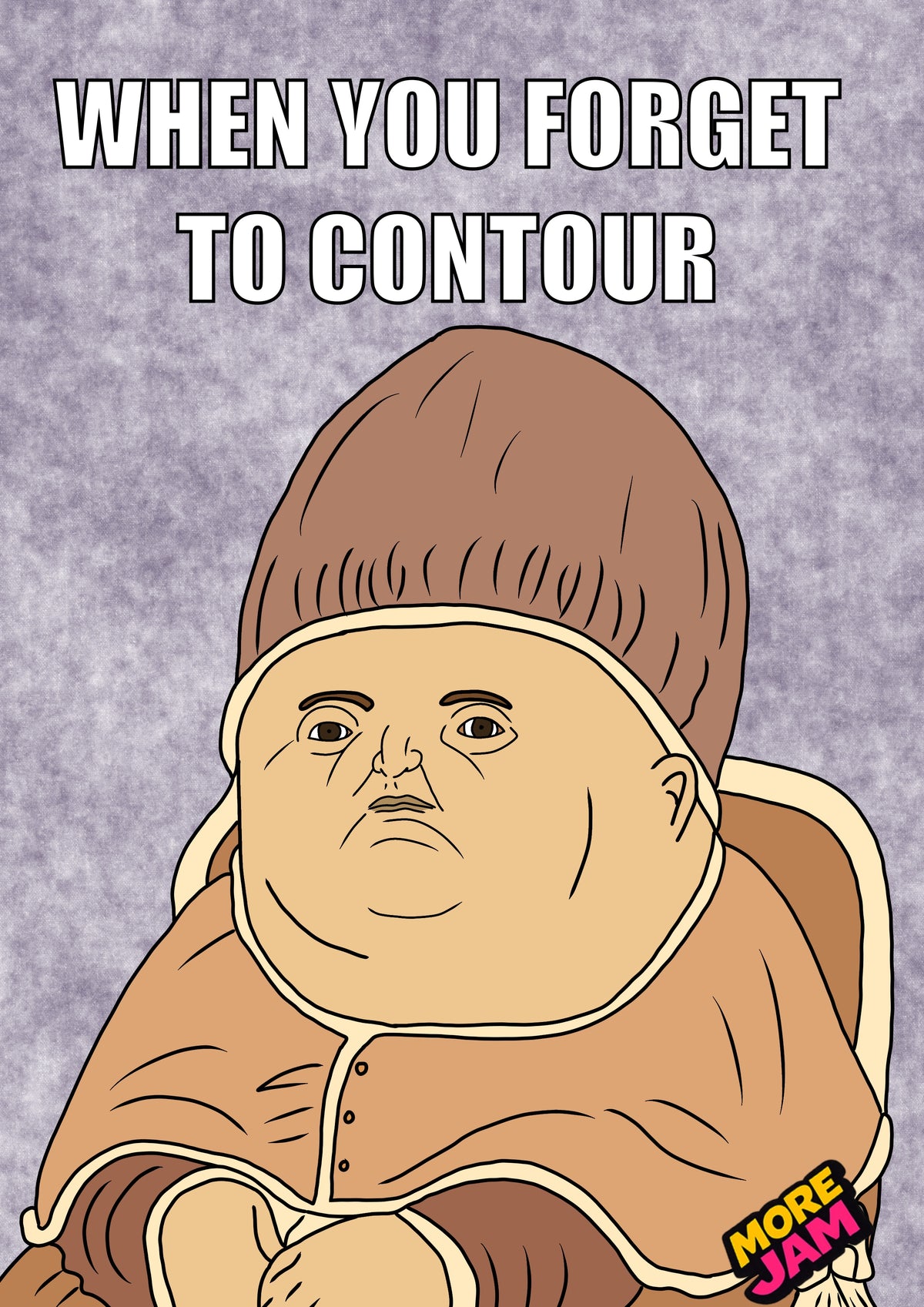Best Friends Contour | Funny Birthday Card | More Jam