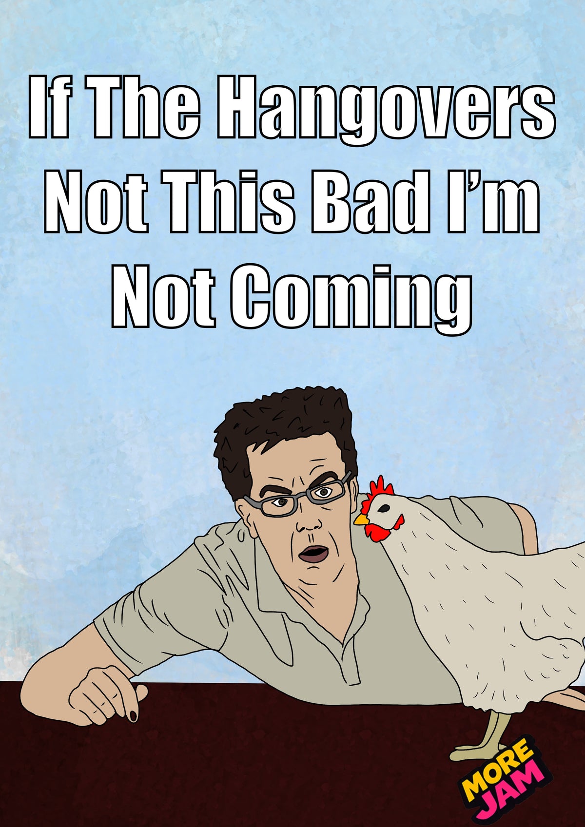 Stu And Chicken The Hangover Movie Ed Helms | Funny The Hangover Card | More Jam