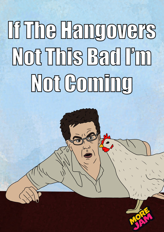 Stu And Chicken The Hangover Movie Ed Helms | Funny The Hangover Card | More Jam