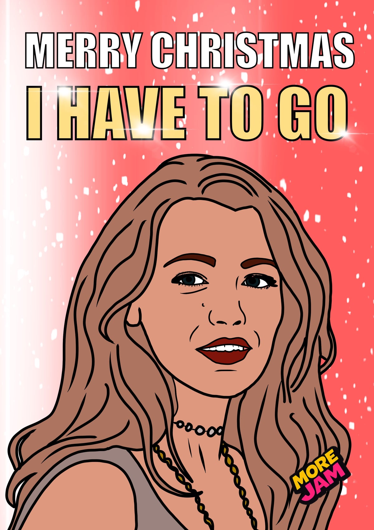 Gossip Girl Serena | Funny Christmas Card | More Jam
