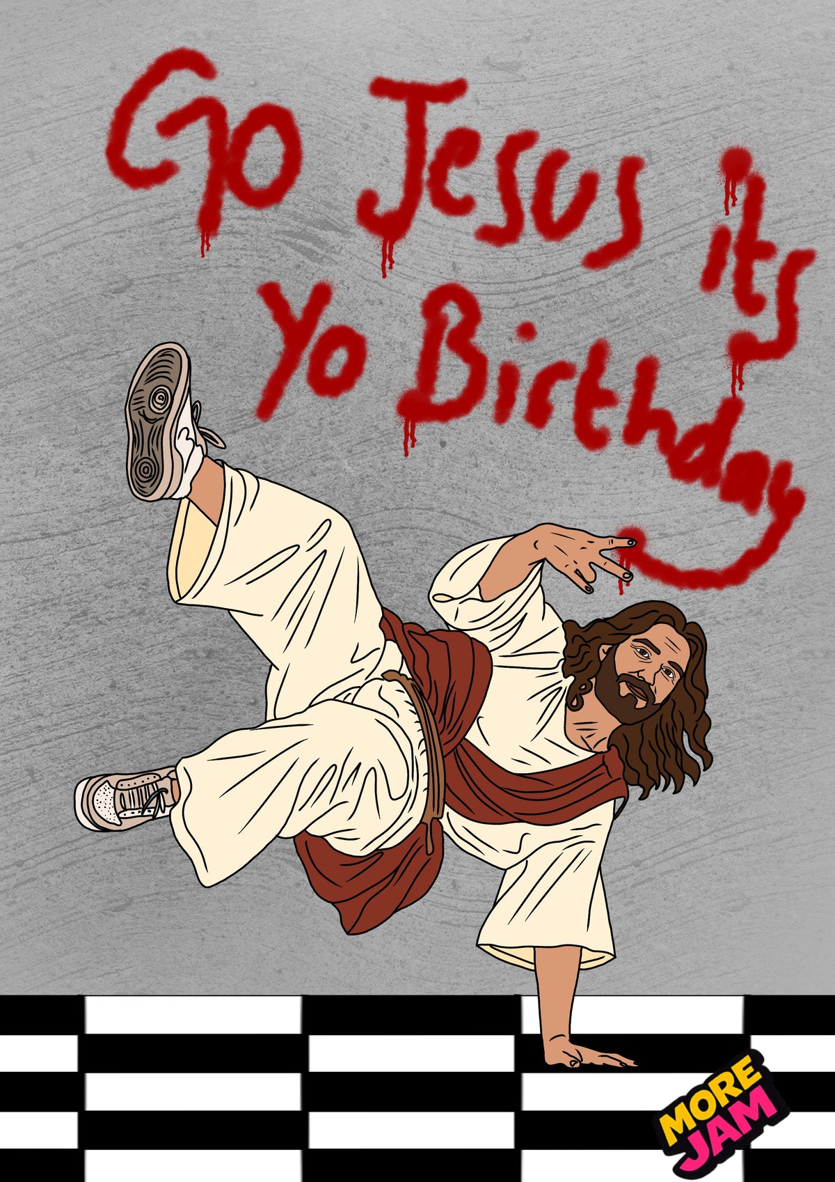 Jesus Breakdancing | Funny Christmas Card | More Jam