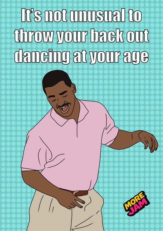 Carlton Banks Dance Fresh Prince | Funny Birthday Card | More Jam