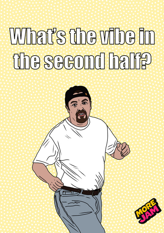 David Brent What's The Vibe In The Second Half? | The Office UK Funny Birthday Card | More Jam