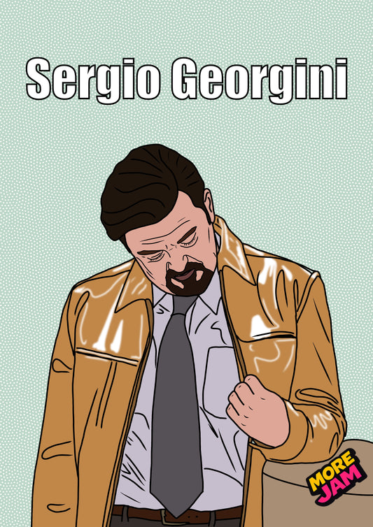 David Brent Sergio Georgini | The Office UK Funny Birthday Card | More Jam