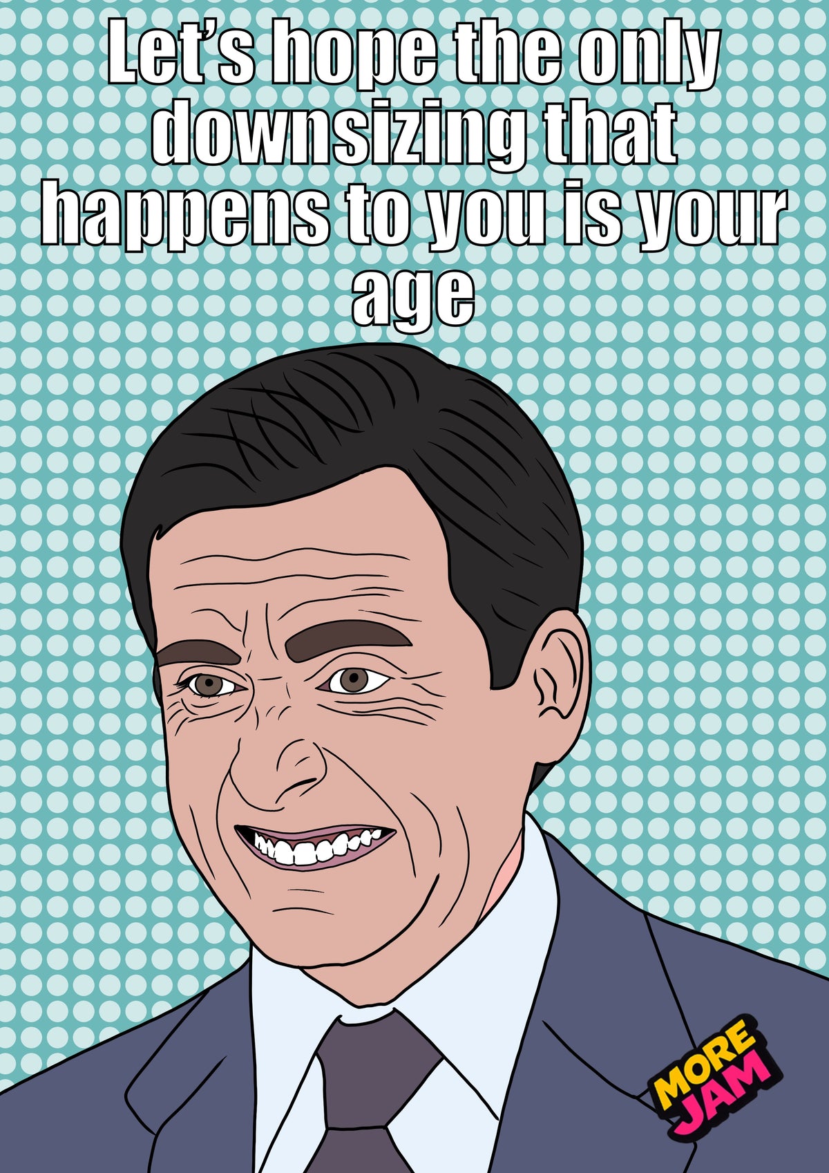 Downsizing Michael Scott | The Office Michael Scott Birthday Card | More Jam