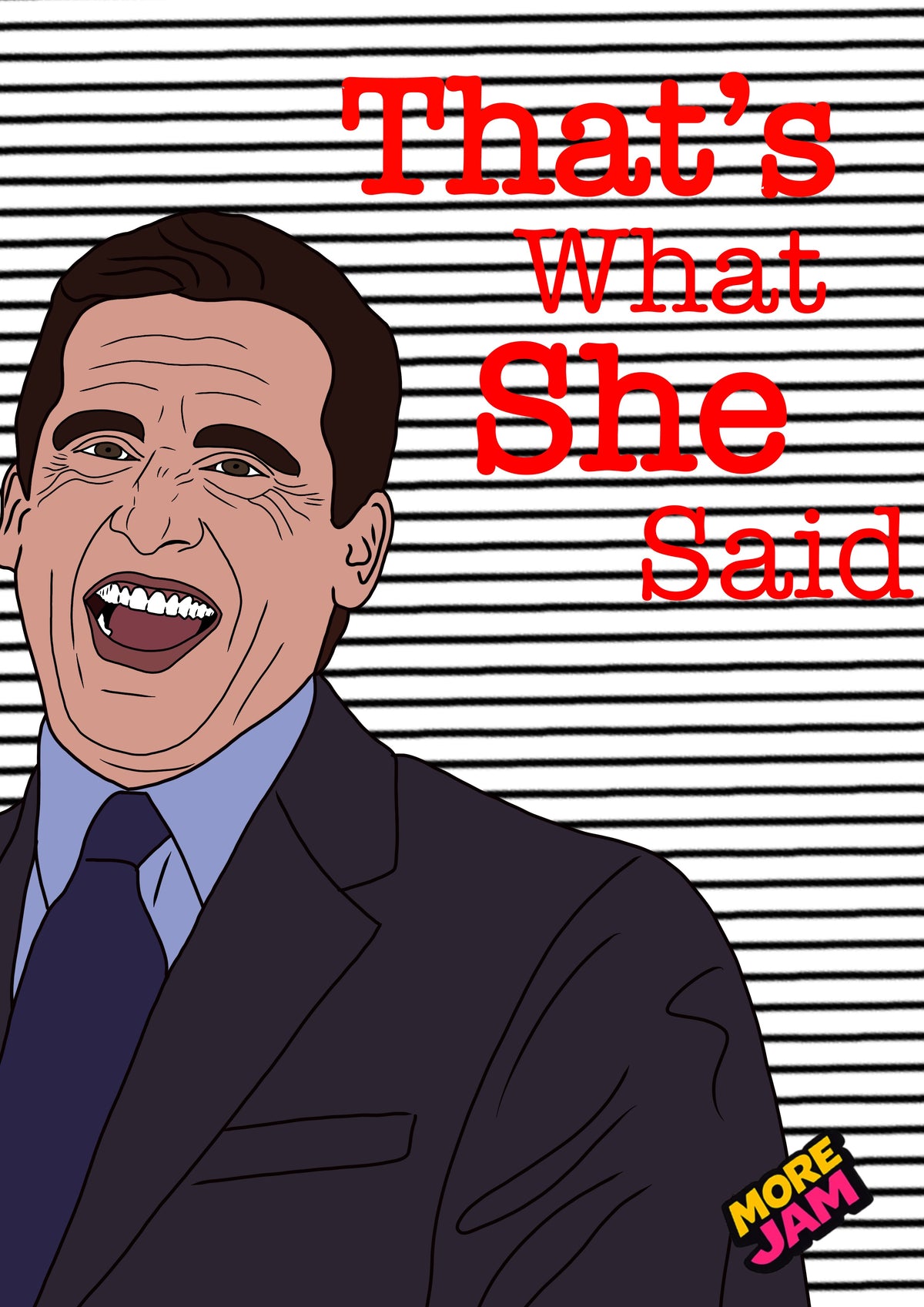 That’s What She Said | The Office Michael Scott Birthday Card | More Jam