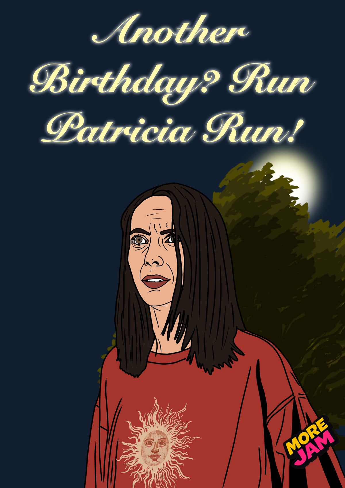 Widows Bay Patricia Run Card | Funny Birthday Card | More Jam