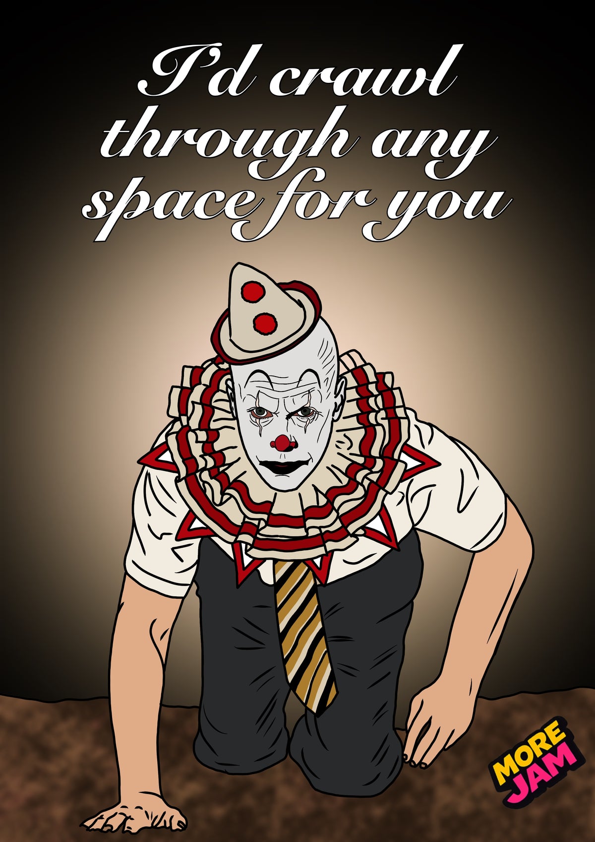 Widows Bay Willy The Clown Crawl Space Card | Funny Birthday Card | More Jam