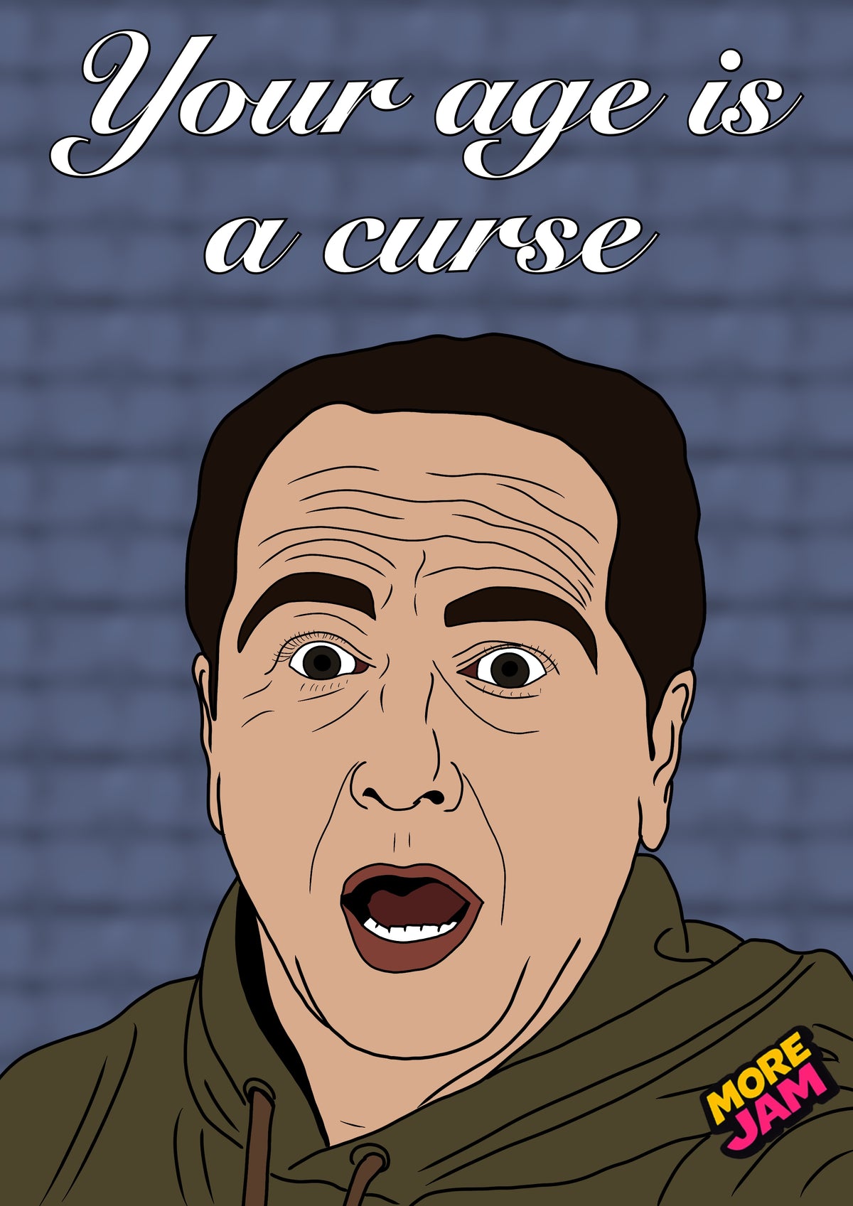 Widows Bay Tom Your Age Is A Curse Card | Funny Birthday Card | More Jam